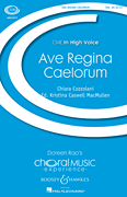 cover Ave Regina Caelorum SSA choral sheet music cover